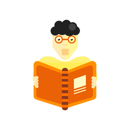 Reading icon vector isolated on white background for your web and mobile app design, Reading logo conceptのイラスト素材