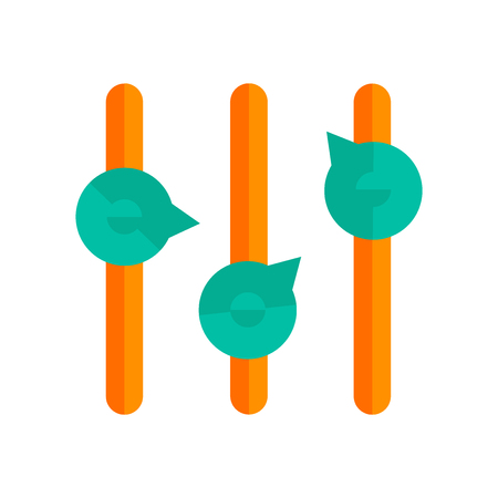 Volume control icon vector isolated on white background for your web and mobile app design, Volume control logo conceptのイラスト素材