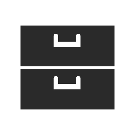 Archive icon vector isolated on white background for your web and mobile app design, Archive logo conceptのイラスト素材