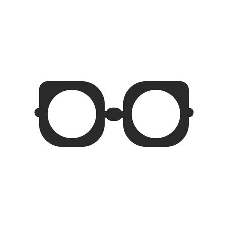 Eyeglasses icon vector isolated on white background for your web and mobile app design, Eyeglasses logo conceptのイラスト素材
