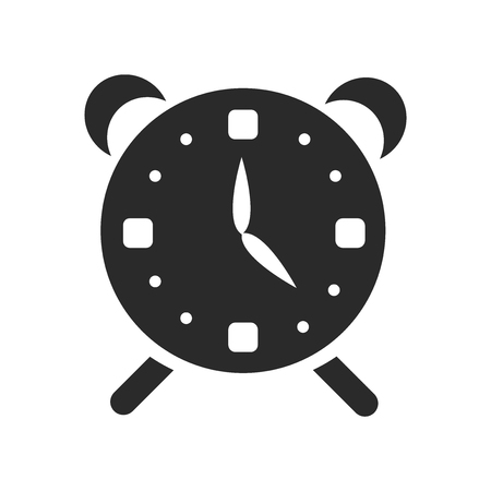 Alarm icon vector isolated on white background for your web and mobile app design, Alarm logo conceptのイラスト素材