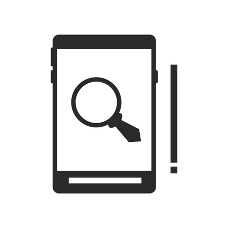 Smartphone icon vector isolated on white background for your web and mobile app design, Smartphone logo conceptのイラスト素材