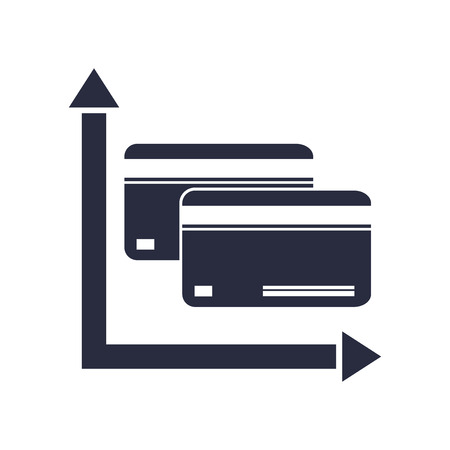 Credit card icon vector isolated on white background for your web and mobile app design, Credit card logo conceptのイラスト素材