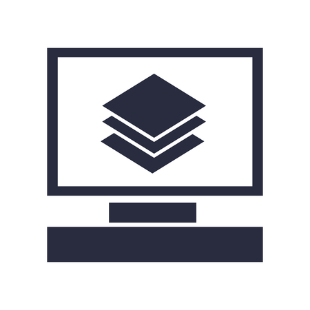 Layers icon vector isolated on white background for your web and mobile app design, Layers conceptのイラスト素材