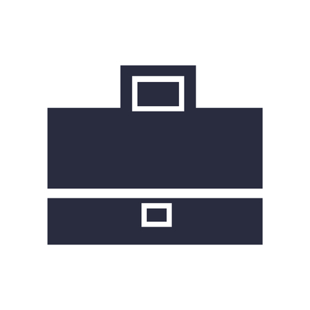 Briefcase icon vector isolated on white background for your web and mobile app design, Briefcase logo conceptのイラスト素材