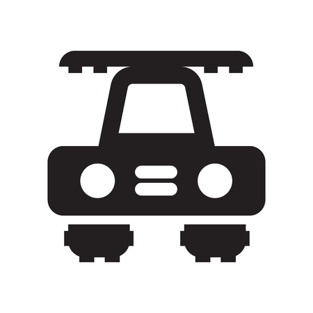 Tractor icon vector isolated on white background for your web and mobile app design, Tractor logo conceptのイラスト素材