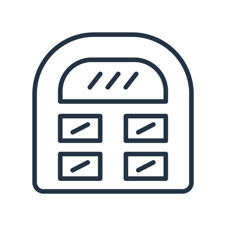 Calculator icon vector isolated on white background, Calculator transparent signのイラスト素材
