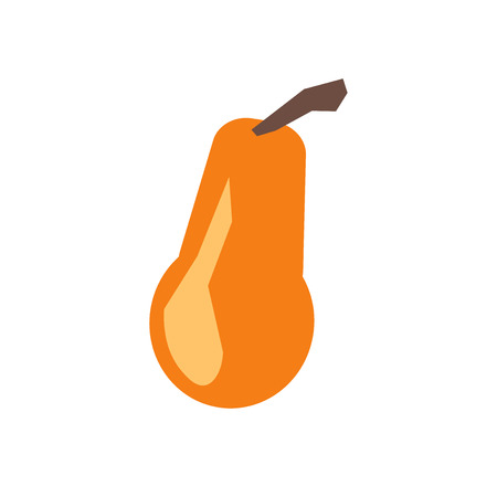 Butternut squash icon vector isolated on white background, Butternut squash transparent signのイラスト素材