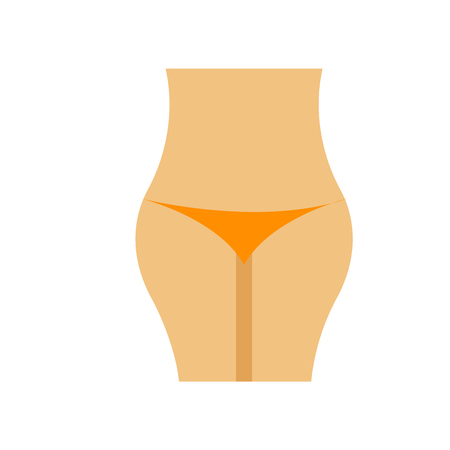 Bellybutton icon vector isolated on white background, Bellybutton transparent signのイラスト素材