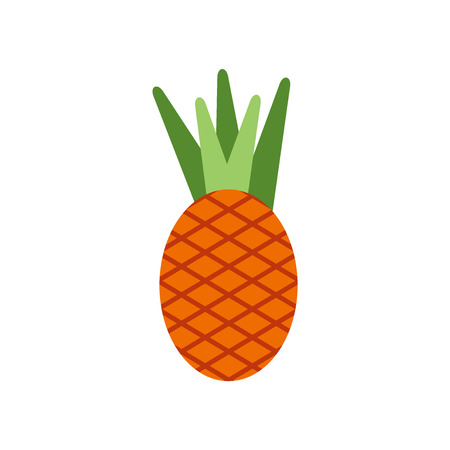 Pineapple icon vector isolated on white background, Pineapple transparent signのイラスト素材