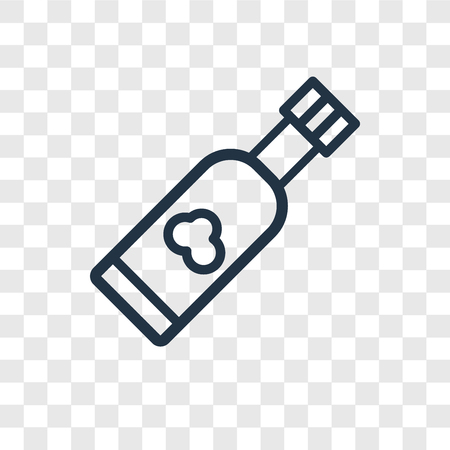 Beer vector icon isolated on transparent background, Beer logo conceptのイラスト素材