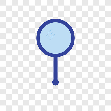 Mirrors vector icon isolated on transparent background, Mirrors logo conceptのイラスト素材
