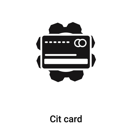 Credit card icon vector isolated on white background, logo concept of Credit card sign on transparent background, filled black symbolのイラスト素材