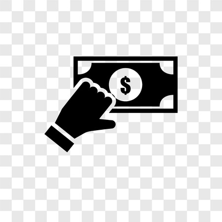 Crowdfunding vector icon isolated on transparent background, Crowdfunding transparency logo conceptのイラスト素材