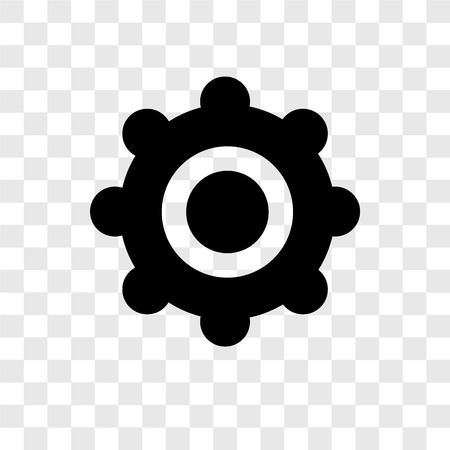Tambourine vector icon isolated on transparent background, Tambourine transparency logo conceptのイラスト素材