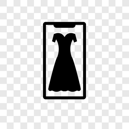 Fashion vector icon isolated on transparent background, Fashion transparency logo conceptのイラスト素材