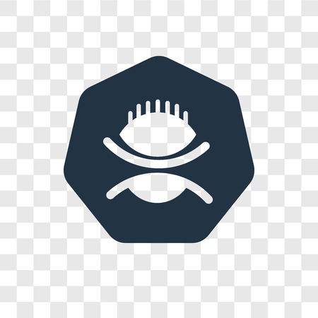 Tin vector icon isolated on transparent background, Tin transparency logo conceptのイラスト素材