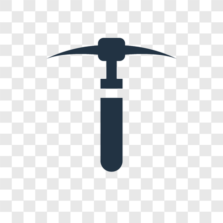 Pick vector icon isolated on transparent background, Pick transparency logo conceptのイラスト素材