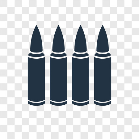Bullets vector icon isolated on transparent background, Bullets transparency logo conceptのイラスト素材