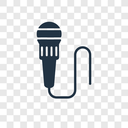TV Correspondent vector icon isolated on transparent background, TV Correspondent transparency logo conceptのイラスト素材