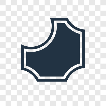 Pattern vector icon isolated on transparent background, Pattern transparency logo conceptのイラスト素材