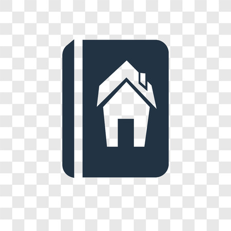Catalog vector icon isolated on transparent background, Catalog transparency logo conceptのイラスト素材