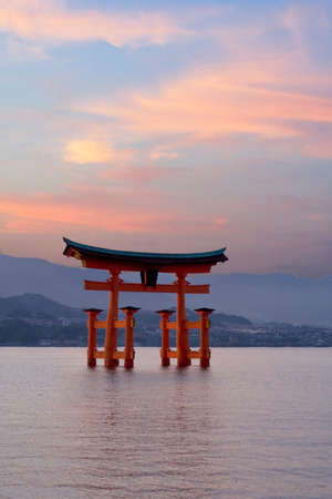 Torii Gate at Miyajimaのeditorial素材