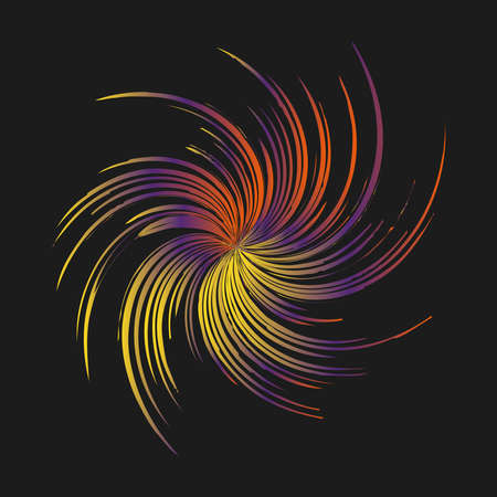 Swirling radial pattern background.のイラスト素材