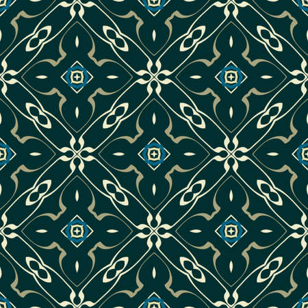 Seamless abstract tiled pattern web backgroundの写真素材