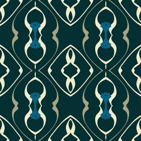 Seamless abstract tiled pattern web backgroundの写真素材