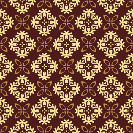 ornamental lace pattern, circle background with many details, looks like crocheting handmade lace, seamless textureの写真素材