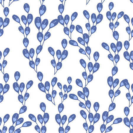 Floral seamless patterns. Vector design for paper, cover, fabric, interior decor and other usersのイラスト素材