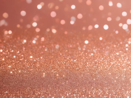 Background peach glitter foil - generated by aiの素材