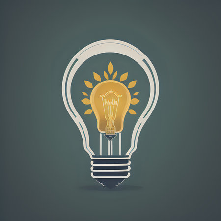 environmental light bulb icon vector clean technology symbol - generated by aiの素材