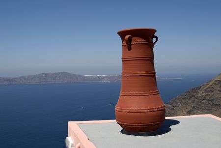 Clay potの写真素材