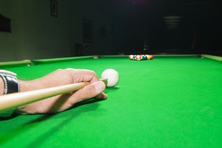 Playing billiard