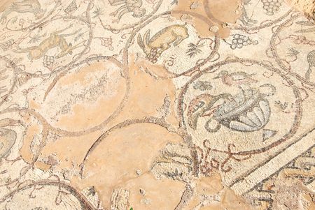 Ancient roman mosaicの写真素材