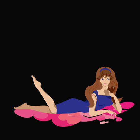 Woman heartbreakerのイラスト素材