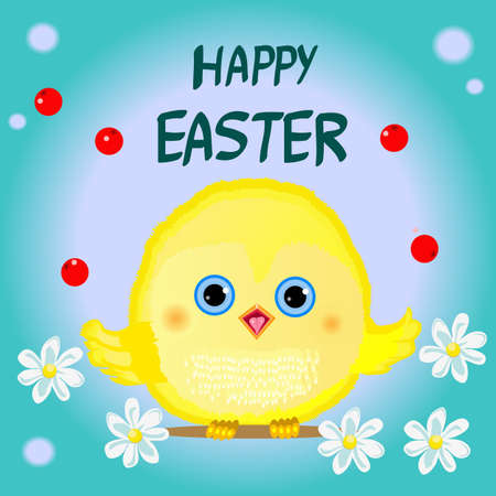 Happy Easter and baby bird