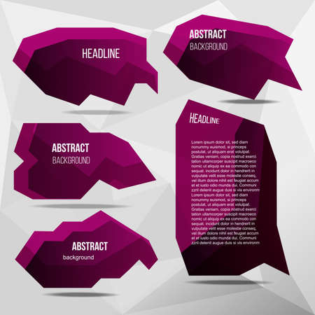 Lilac abstract base for text vector illustration.のイラスト素材