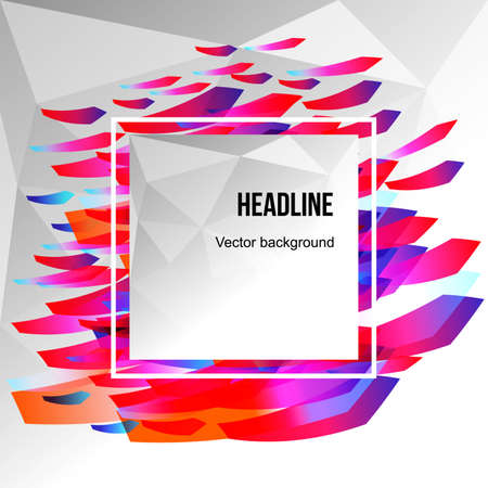 Colorful abstract background for text. Vector illustration.のイラスト素材