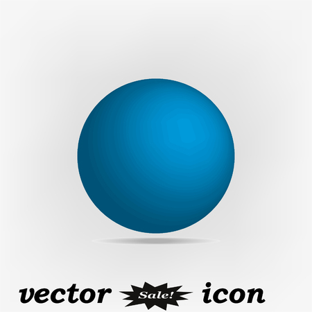Blue ball,vector illustrationのイラスト素材