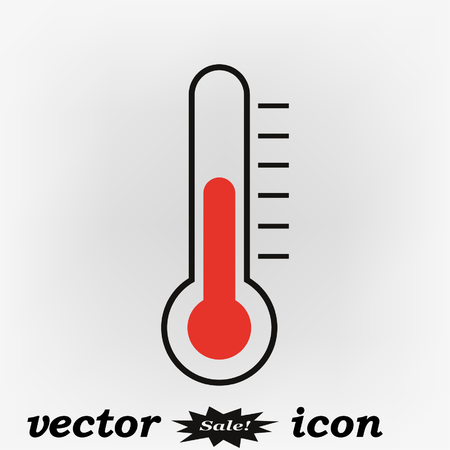 Thermometer icon, vector illustrationのイラスト素材