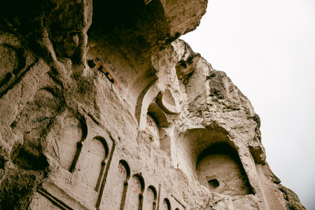 Fortress in the old town, old stone landmark, fortification building landscape