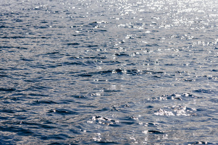 Sea Water Splash Texture, Waves on Ocean Surface, Pattern Background Designの写真素材