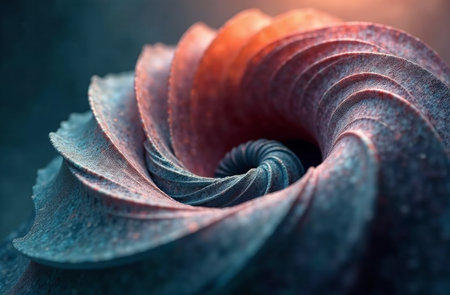 AI Generative Abstract Background Moving Spiral cosmic black hole galaxyの素材