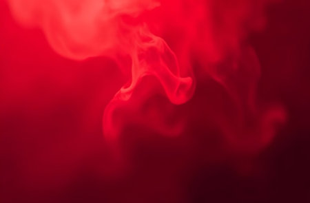AI Generative Colored Smoke Cloud Fog, abstraction Background illustrationの素材
