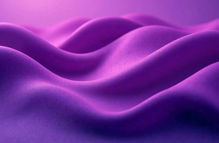 AI Generative Abstract futuristic background, moving neon color wavesの素材