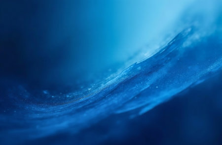 AI Generative Abstract futuristic background, moving neon color wavesの素材