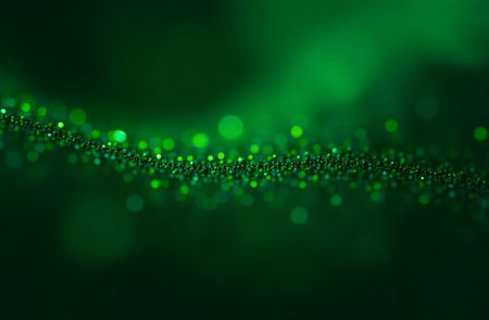 AI Generative Abstract futuristic background, moving neon color wavesの素材